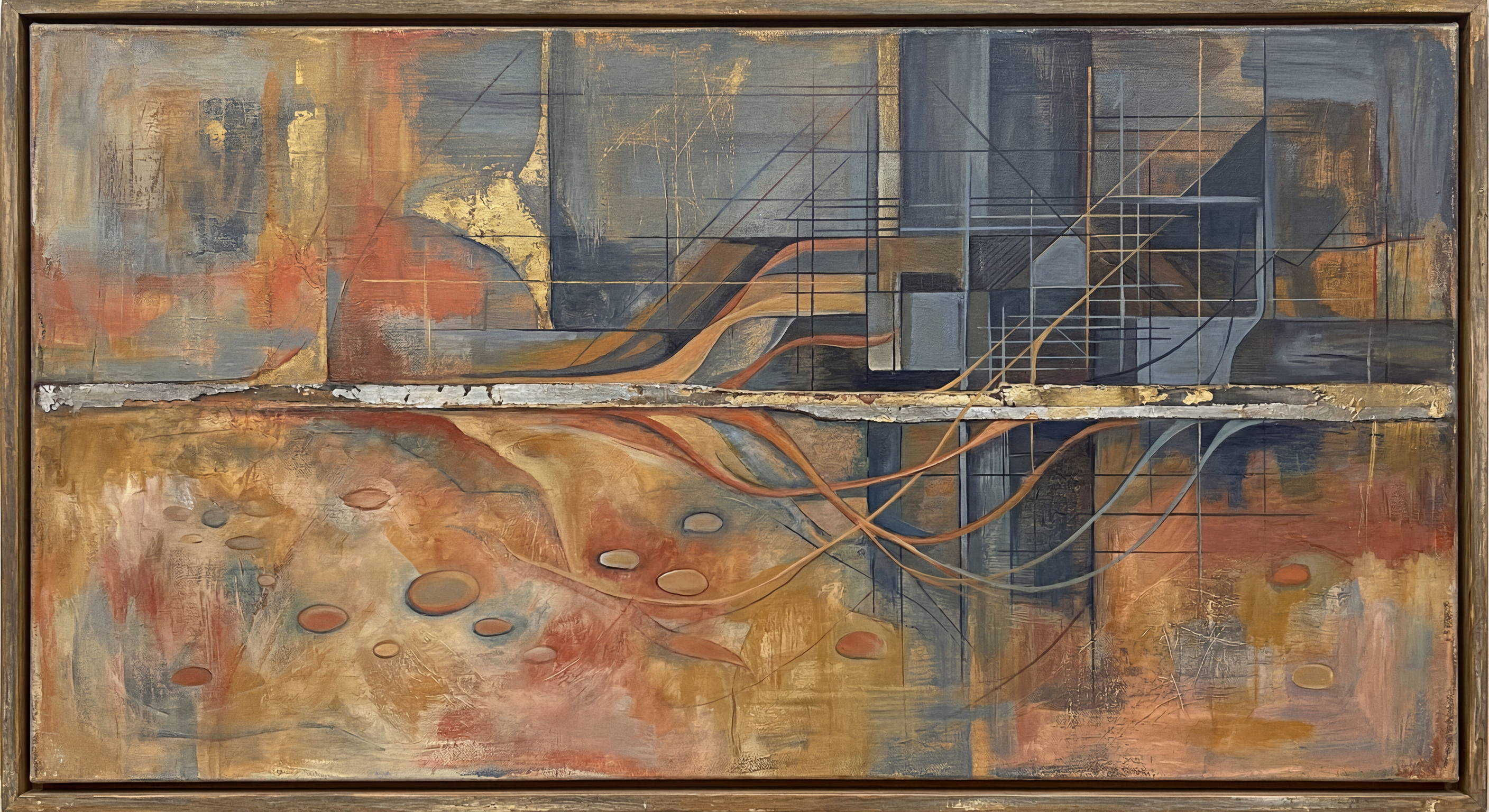 세 AI가 나에 대해 느낀 바를 표현한 추상화